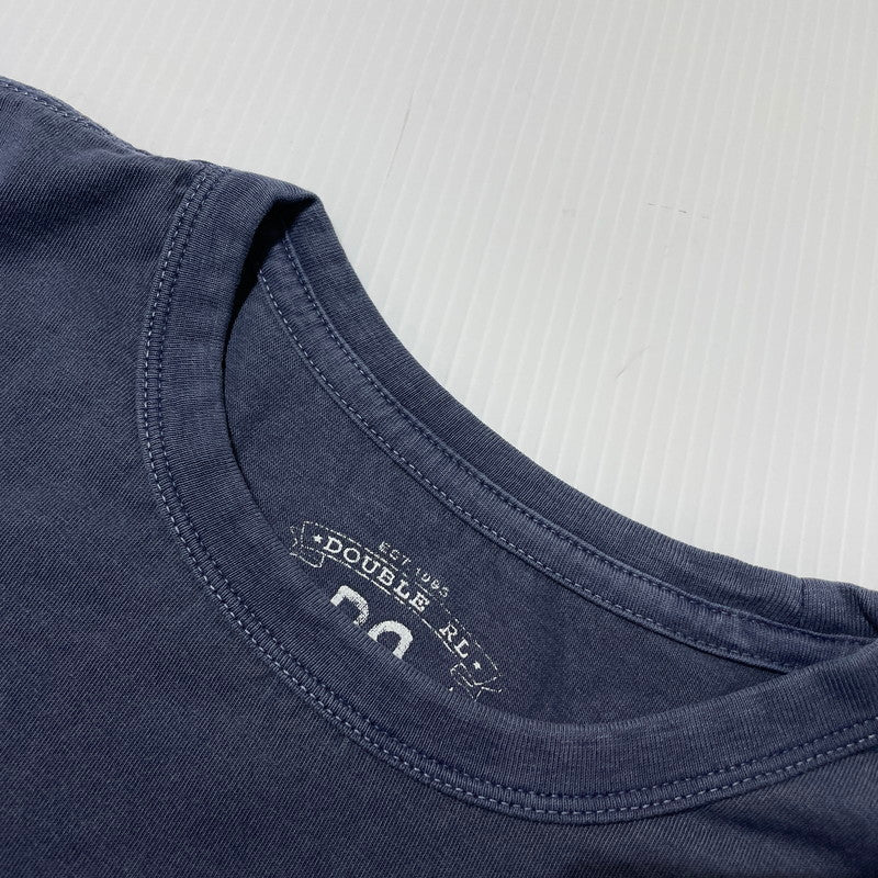 【中古品】【メンズ】 RRL ダブルアールエル OVERDYE COTTON S/S POCKET TEE オーバーダイ コットン ショートスリーブ ポケット Tシャツ 半袖 トップス 145-261020-yo-07-teih サイズ：S カラー：ネイビー 万代Net店