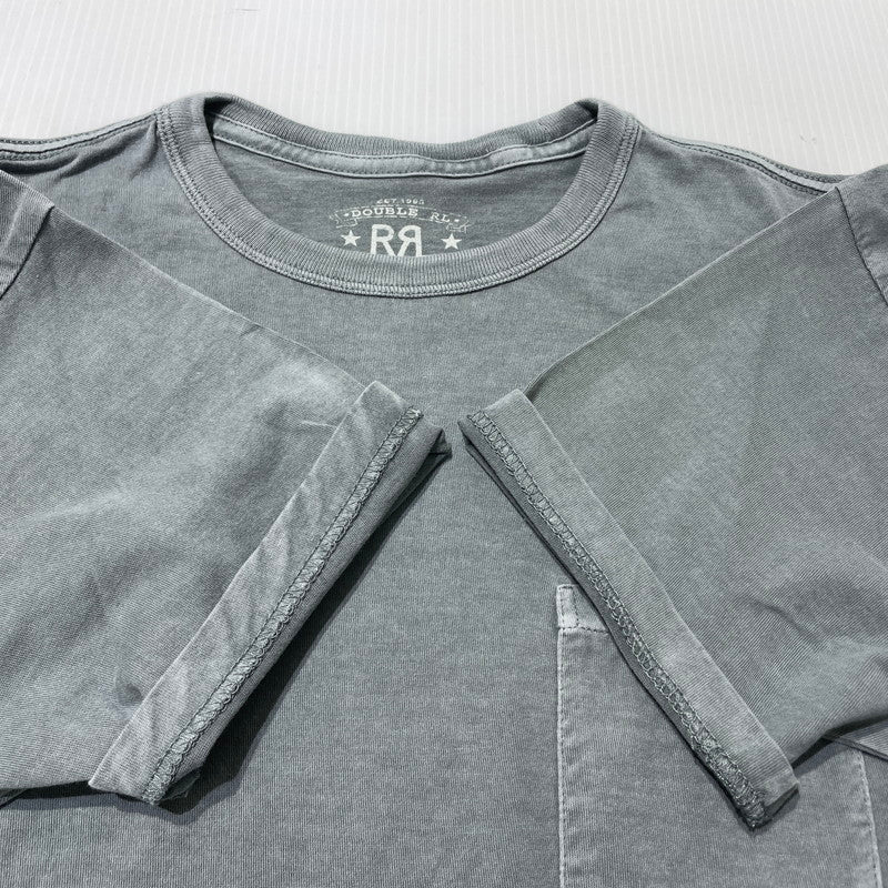 【中古品】【メンズ】 RRL ダブルアールエル OVERDYE COTTON S/S POCKET TEE オーバーダイ コットン ショートスリーブ ポケット Tシャツ 半袖 トップス 145-261020-yo-06-teih サイズ：S カラー：グリーン 万代Net店