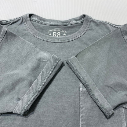 【中古品】【メンズ】 RRL ダブルアールエル OVERDYE COTTON S/S POCKET TEE オーバーダイ コットン ショートスリーブ ポケット Tシャツ 半袖 トップス 145-261020-yo-06-teih サイズ：S カラー：グリーン 万代Net店