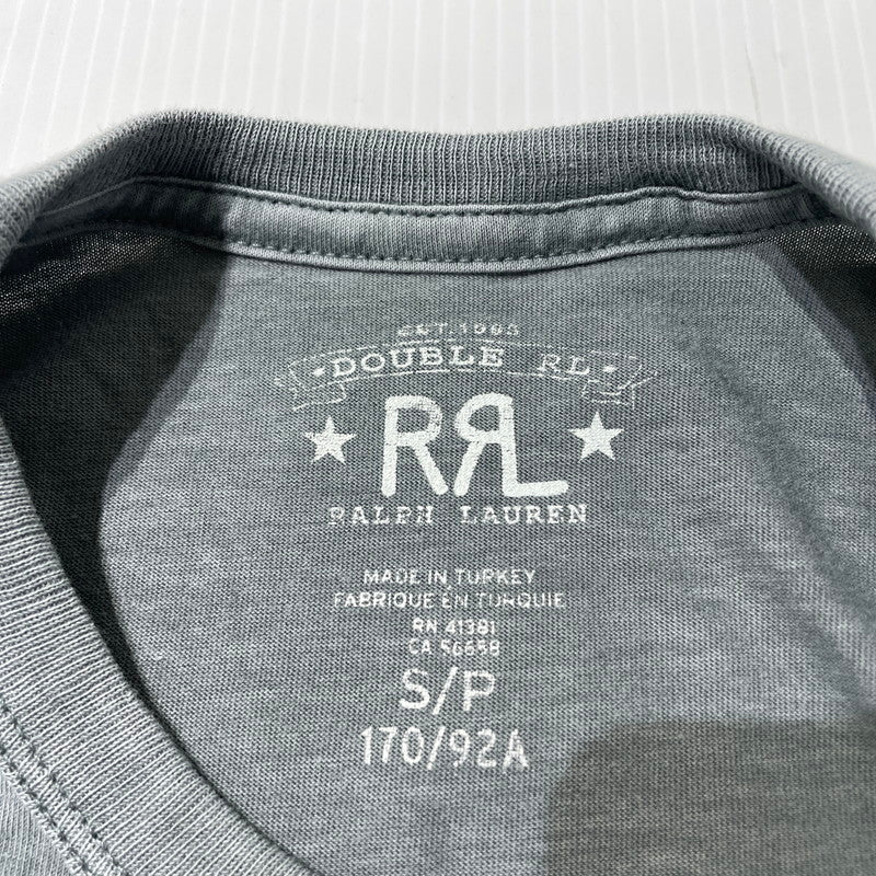 【中古品】【メンズ】 RRL ダブルアールエル OVERDYE COTTON S/S POCKET TEE オーバーダイ コットン ショートスリーブ ポケット Tシャツ 半袖 トップス 145-261020-yo-06-teih サイズ：S カラー：グリーン 万代Net店