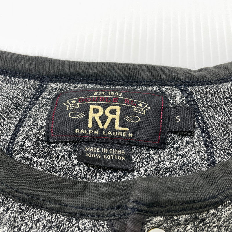 【中古品】【メンズ】 RRL ダブルアールエル HENLEY NECK COTTON LS TEE 3775279 ヘンリーネック コットン ロングスリーブ Tシャツ 長袖 トップス 145-261020-yo-03-teih サイズ：S カラー：グレー 万代Net店