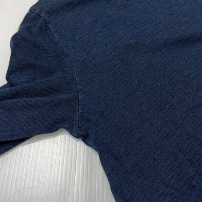 【中古品】【メンズ】 RRL ダブルアールエル INDIGO DYE COTTON L/S TEE インディゴ ダイ コットン ロングスリーブ Tシャツ 長袖 トップス 145-261020-yo-05-teih サイズ：S カラー：インディゴ 万代Net店