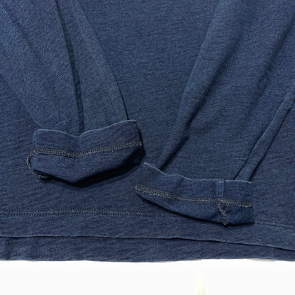【中古品】【メンズ】 RRL ダブルアールエル INDIGO DYE COTTON L/S TEE インディゴ ダイ コットン ロングスリーブ Tシャツ 長袖 トップス 145-261020-yo-05-teih サイズ：S カラー：インディゴ 万代Net店