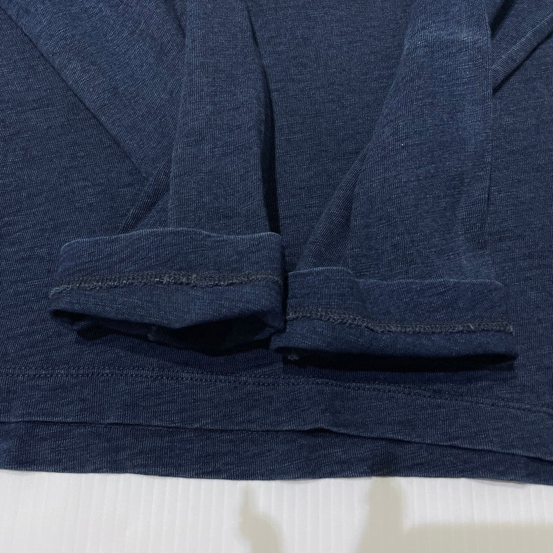 【中古品】【メンズ】 RRL ダブルアールエル INDIGO DYE COTTON L/S TEE インディゴ ダイ コットン ロングスリーブ Tシャツ 長袖 トップス 145-261020-yo-05-teih サイズ：S カラー：インディゴ 万代Net店