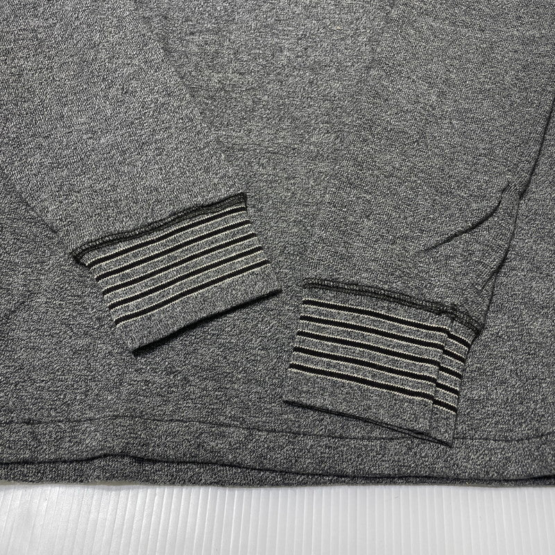 【中古品】【メンズ】 RRL ダブルアールエル HENLEY NECK COTTON KNIT L/S TEE 3775279 ヘンリーネック コットン ニット ロングスリーブ Tシャツ 長袖 トップス 145-261020-yo-04-teih サイズ：S カラー：グレー 万代Net店