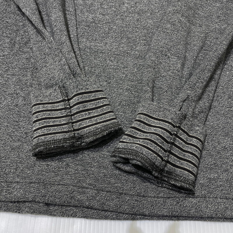 【中古品】【メンズ】 RRL ダブルアールエル HENLEY NECK COTTON KNIT L/S TEE 3775279 ヘンリーネック コットン ニット ロングスリーブ Tシャツ 長袖 トップス 145-261020-yo-04-teih サイズ：S カラー：グレー 万代Net店