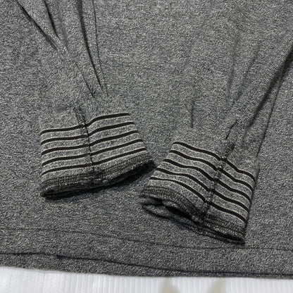 【中古品】【メンズ】 RRL ダブルアールエル HENLEY NECK COTTON KNIT L/S TEE 3775279 ヘンリーネック コットン ニット ロングスリーブ Tシャツ 長袖 トップス 145-261020-yo-04-teih サイズ：S カラー：グレー 万代Net店