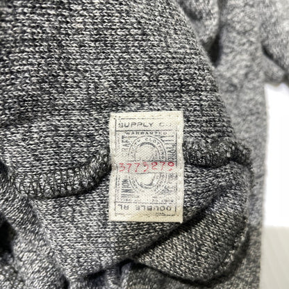 【中古品】【メンズ】 RRL ダブルアールエル HENLEY NECK COTTON KNIT L/S TEE 3775279 ヘンリーネック コットン ニット ロングスリーブ Tシャツ 長袖 トップス 145-261020-yo-04-teih サイズ：S カラー：グレー 万代Net店