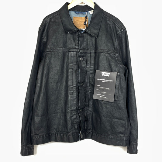 【中古品】【メンズ】 BIO TOP ビオトープ × LEVI'S リーバイス 5286 別注コラボ 26SS TYPE I TRUCKER JACKET 2026年 春夏 タイプ ワン トラッカー ジャケット アウター 140-261021-sa-04-teih サイズ：XL カラー：ブラック 万代Net店
