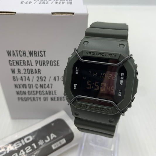【中古品】【メンズ】 NEXUSVII. ネクサスセブン × G-SHOCK ジーショック 別注 コラボ EXCLUSIVELY FOR URBAN RESEARCH DW5600NX7URUM03 アーバンリサーチ ウォッチ 腕時計 ミリタリー 196-261023-ko-11-teih カラー：カーキ 万代Net店