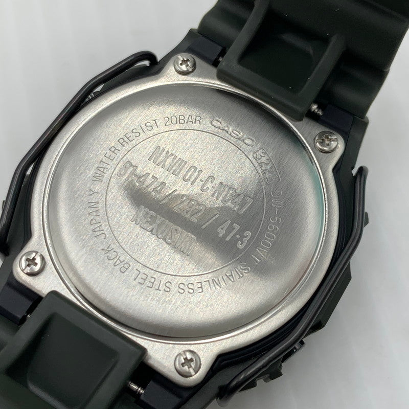 【中古品】【メンズ】 NEXUSVII. ネクサスセブン × G-SHOCK ジーショック 別注 コラボ EXCLUSIVELY FOR URBAN RESEARCH DW5600NX7URUM03 アーバンリサーチ ウォッチ 腕時計 ミリタリー 196-261023-ko-11-teih カラー：カーキ 万代Net店