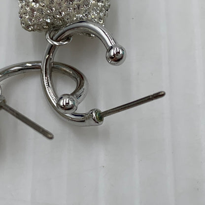 【中古品】【レディース】 SWAROVSKI スワロフスキー × HELLO KITTY ハローキティ 別注 コラボ LOLLIPOP EARRINGS ロリポップ イヤリング ピアス アクセサリー ラインストーン 192-261023-ko-09-teih カラー：ホワイト/レッド 万代Net店