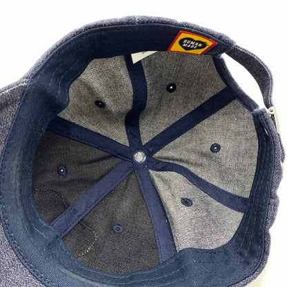 【中古品】【メンズ】 HUMAN MADE ヒューマンメイド 6 PANEL DENIM CAP 6 パネル デニム キャップ 帽子 コットンキャップ 185-261023-ko-04-teih カラー：デニム 万代Net店