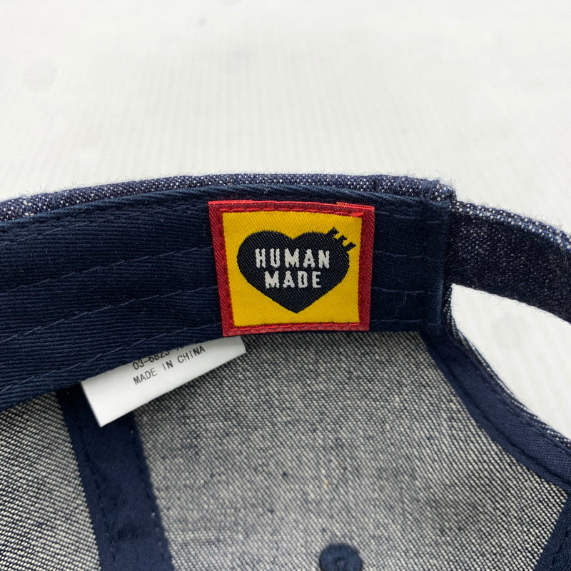 【中古品】【メンズ】 HUMAN MADE ヒューマンメイド 6 PANEL DENIM CAP 6 パネル デニム キャップ 帽子 コットンキャップ 185-261023-ko-04-teih カラー：デニム 万代Net店