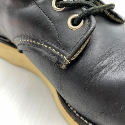 【中古品】【メンズ】 REDWING レッドウィング CLASSIC ROUND TOE BOOTS 8165 クラシック ラウンド トゥ ブーツ 靴 ワークブーツ 164-261023-ko-02-teih サイズ：8D カラー：ブラック 万代Net店