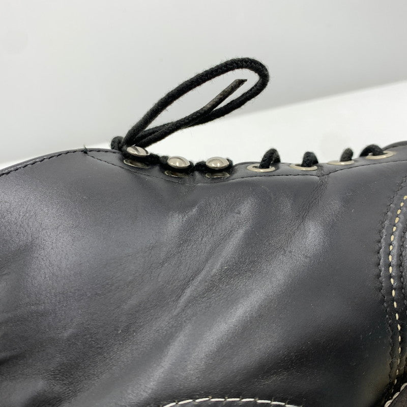 【中古品】【メンズ】 REDWING レッドウィング CLASSIC ROUND TOE BOOTS 8165 クラシック ラウンド トゥ ブーツ 靴 ワークブーツ 164-261023-ko-02-teih サイズ：8D カラー：ブラック 万代Net店