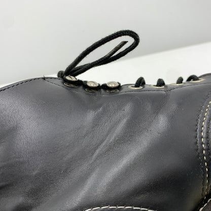 【中古品】【メンズ】 REDWING レッドウィング CLASSIC ROUND TOE BOOTS 8165 クラシック ラウンド トゥ ブーツ 靴 ワークブーツ 164-261023-ko-02-teih サイズ：8D カラー：ブラック 万代Net店