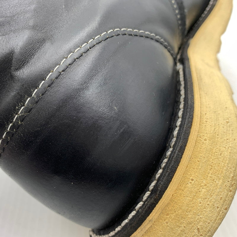【中古品】【メンズ】 REDWING レッドウィング CLASSIC ROUND TOE BOOTS 8165 クラシック ラウンド トゥ ブーツ 靴 ワークブーツ 164-261023-ko-02-teih サイズ：8D カラー：ブラック 万代Net店