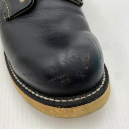 【中古品】【メンズ】 REDWING レッドウィング CLASSIC ROUND TOE BOOTS 8165 クラシック ラウンド トゥ ブーツ 靴 ワークブーツ 164-261023-ko-02-teih サイズ：8D カラー：ブラック 万代Net店