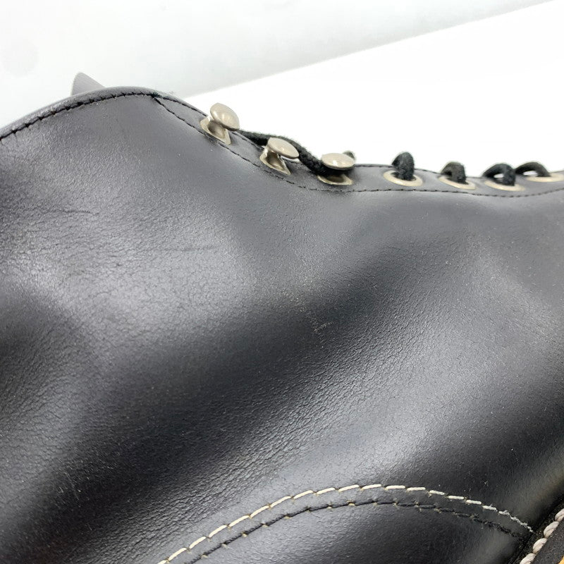 【中古品】【メンズ】 REDWING レッドウィング CLASSIC ROUND TOE BOOTS 8165 クラシック ラウンド トゥ ブーツ 靴 ワークブーツ 164-261023-ko-02-teih サイズ：8D カラー：ブラック 万代Net店