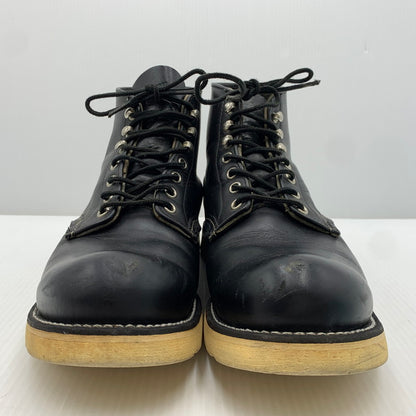 【中古品】【メンズ】 REDWING レッドウィング CLASSIC ROUND TOE BOOTS 8165 クラシック ラウンド トゥ ブーツ 靴 ワークブーツ 164-261023-ko-02-teih サイズ：8D カラー：ブラック 万代Net店