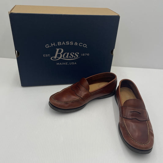 【中古品】【メンズ】 G.H. BASS ジーエイチバス × GREEN LABEL RELAXING グリーンレーベル リラクシング 別注コラボ GLR DECK LOGAN ジーエルアール デッキ ローガン 靴 164-261021-sa-25-teih サイズ：26cm カラー：ブラウン 万代Net店