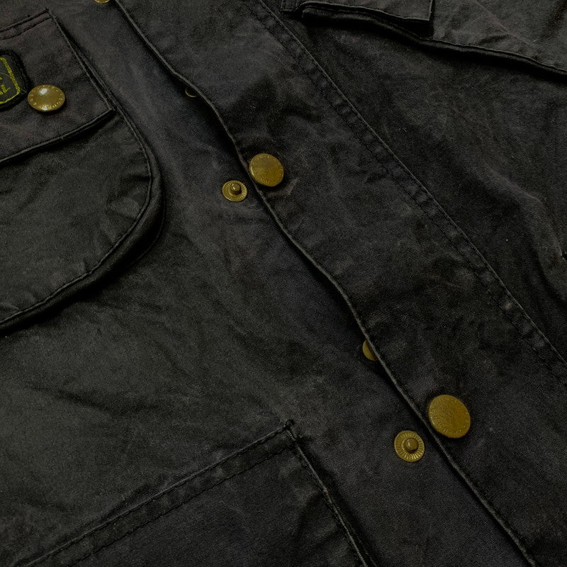 【中古品】【メンズ】 Barbour バブアー A7 INTERNATIONAL OILED JACKET インターナショナル オイルド ジャケット アウター 141-261028-ss-08-teih サイズ：C36/※腰ベルト欠損 カラー：ブラック系 万代Net店