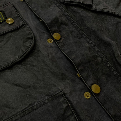 【中古品】【メンズ】 Barbour バブアー A7 INTERNATIONAL OILED JACKET インターナショナル オイルド ジャケット アウター 141-261028-ss-08-teih サイズ：C36/※腰ベルト欠損 カラー：ブラック系 万代Net店