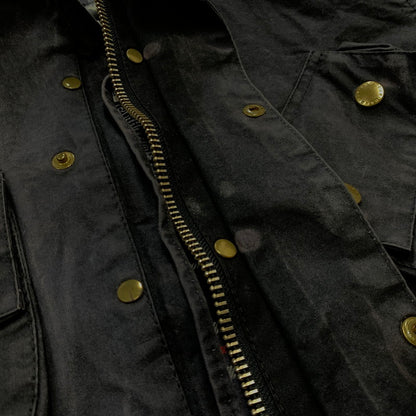 【中古品】【メンズ】 Barbour バブアー A7 INTERNATIONAL OILED JACKET インターナショナル オイルド ジャケット アウター 141-261028-ss-08-teih サイズ：C36/※腰ベルト欠損 カラー：ブラック系 万代Net店