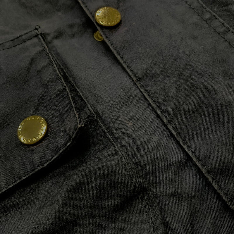 【中古品】【メンズ】 Barbour バブアー A7 INTERNATIONAL OILED JACKET インターナショナル オイルド ジャケット アウター 141-261028-ss-08-teih サイズ：C36/※腰ベルト欠損 カラー：ブラック系 万代Net店