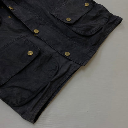 【中古品】【メンズ】 Barbour バブアー A7 INTERNATIONAL OILED JACKET インターナショナル オイルド ジャケット アウター 141-261028-ss-08-teih サイズ：C36/※腰ベルト欠損 カラー：ブラック系 万代Net店