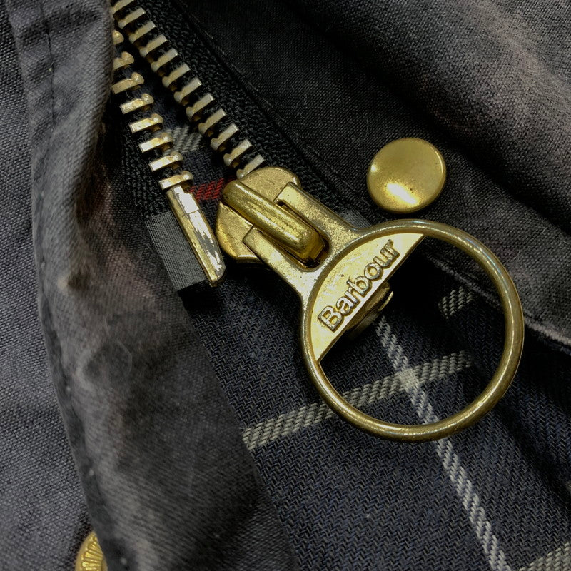 【中古品】【メンズ】 Barbour バブアー A7 INTERNATIONAL OILED JACKET インターナショナル オイルド ジャケット アウター 141-261028-ss-08-teih サイズ：C36/※腰ベルト欠損 カラー：ブラック系 万代Net店