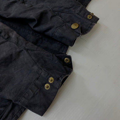 【中古品】【メンズ】 Barbour バブアー A7 INTERNATIONAL OILED JACKET インターナショナル オイルド ジャケット アウター 141-261028-ss-08-teih サイズ：C36/※腰ベルト欠損 カラー：ブラック系 万代Net店