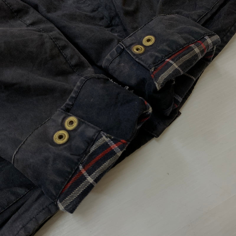 【中古品】【メンズ】 Barbour バブアー A7 INTERNATIONAL OILED JACKET インターナショナル オイルド ジャケット アウター 141-261028-ss-08-teih サイズ：C36/※腰ベルト欠損 カラー：ブラック系 万代Net店