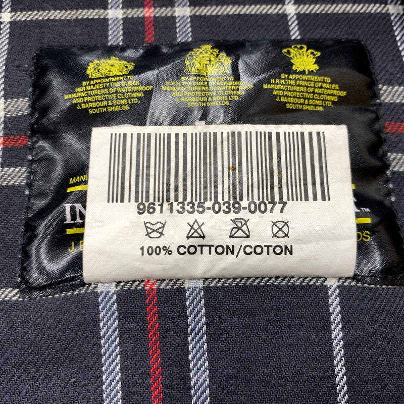 【中古品】【メンズ】 Barbour バブアー A7 INTERNATIONAL OILED JACKET インターナショナル オイルド ジャケット アウター 141-261028-ss-08-teih サイズ：C36/※腰ベルト欠損 カラー：ブラック系 万代Net店