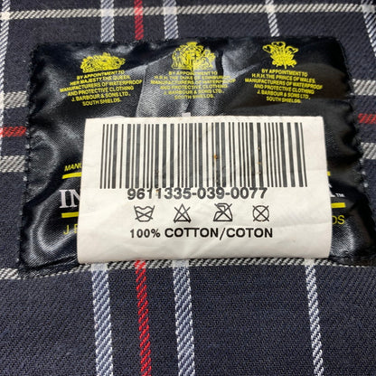 【中古品】【メンズ】 Barbour バブアー A7 INTERNATIONAL OILED JACKET インターナショナル オイルド ジャケット アウター 141-261028-ss-08-teih サイズ：C36/※腰ベルト欠損 カラー：ブラック系 万代Net店