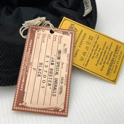 【中古品】【メンズ】 FREEWHEELERS UNION SPECIAL OVERALLS フリーホイーラーズ ユニオンスペシャルオーバーオールズ CASQUETTE HAT 2137001 キャスケット ハット 帽子 ヴィンテージモチーフ 185-261023-ko-06-teih サイズ：F カラー：ブラック表記 万代Net店