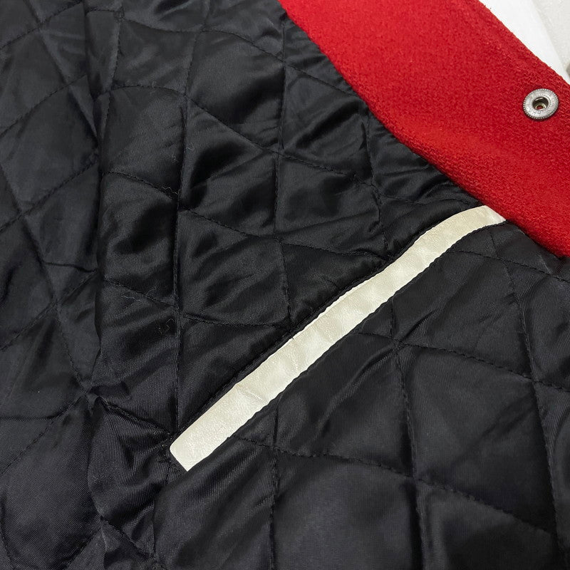 【中古品】【メンズ】 STUSSY ステューシー 08 I.S.T INTERNATIONAL TRIBE VARSITY JACKET インターナショナル トライブ バーシティージャケット アウター スタジャン 142-261020-yo-11-teih サイズ：XL カラー：レッド/ホワイト 万代Net店