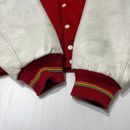 【中古品】【メンズ】 STUSSY ステューシー 08 I.S.T INTERNATIONAL TRIBE VARSITY JACKET インターナショナル トライブ バーシティージャケット アウター スタジャン 142-261020-yo-11-teih サイズ：XL カラー：レッド/ホワイト 万代Net店