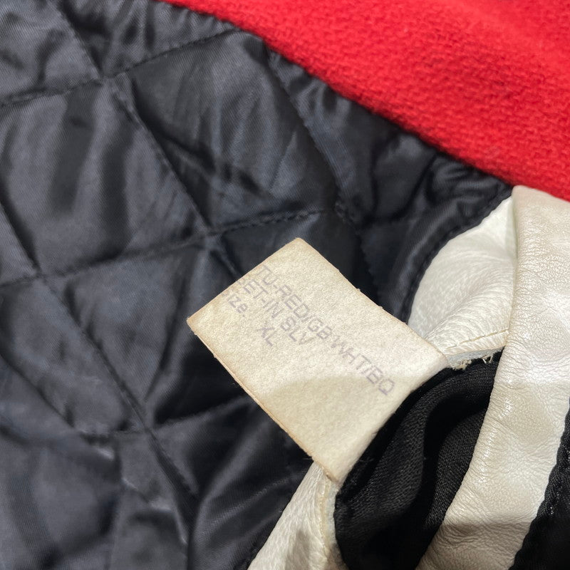 【中古品】【メンズ】 STUSSY ステューシー 08 I.S.T INTERNATIONAL TRIBE VARSITY JACKET インターナショナル トライブ バーシティージャケット アウター スタジャン 142-261020-yo-11-teih サイズ：XL カラー：レッド/ホワイト 万代Net店