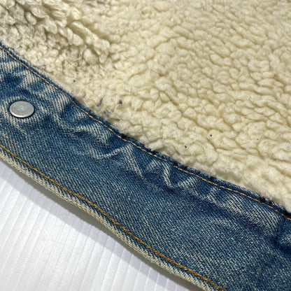 【中古品】【メンズ】 Levi's リーバイス 70～80's DENIM BOA JACKET VINTAGE 70～80年代 デニム ボア ジャケット アウター ヴィンテージ 145-261020-yo-10-teih サイズ：48 カラー：ライトブルー 万代Net店