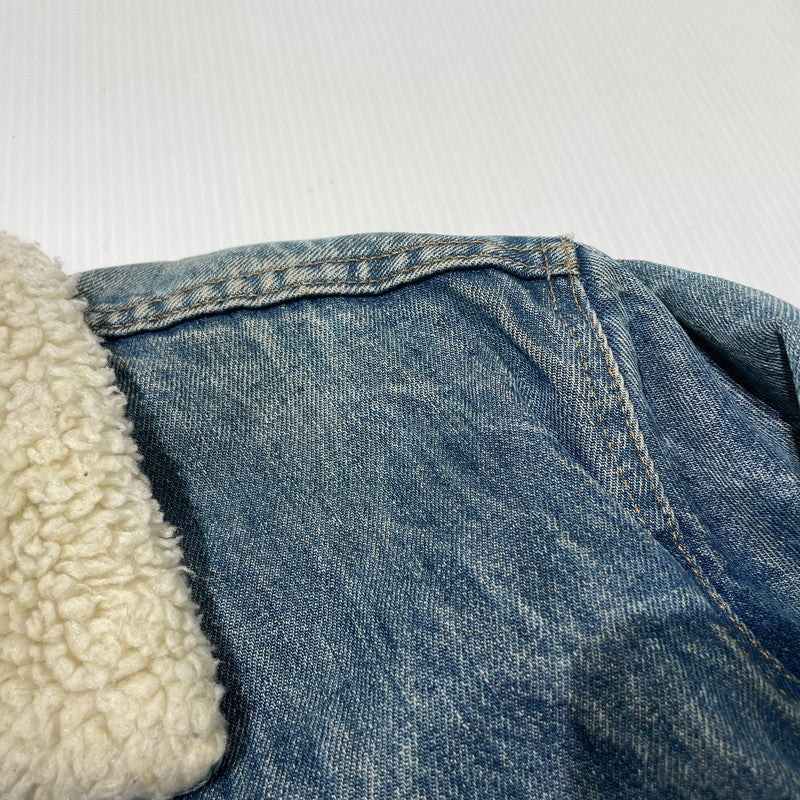 【中古品】【メンズ】 Levi's リーバイス 70～80's DENIM BOA JACKET VINTAGE 70～80年代 デニム ボア ジャケット アウター ヴィンテージ 145-261020-yo-10-teih サイズ：48 カラー：ライトブルー 万代Net店