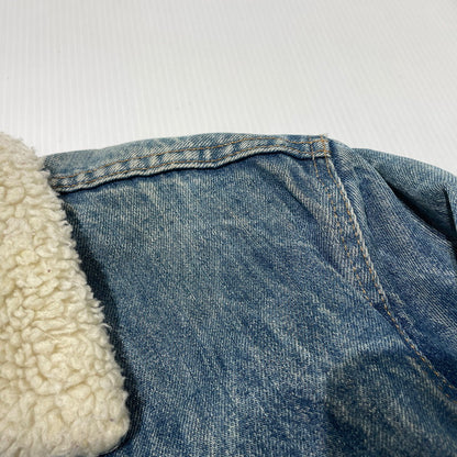 【中古品】【メンズ】 Levi's リーバイス 70～80's DENIM BOA JACKET VINTAGE 70～80年代 デニム ボア ジャケット アウター ヴィンテージ 145-261020-yo-10-teih サイズ：48 カラー：ライトブルー 万代Net店