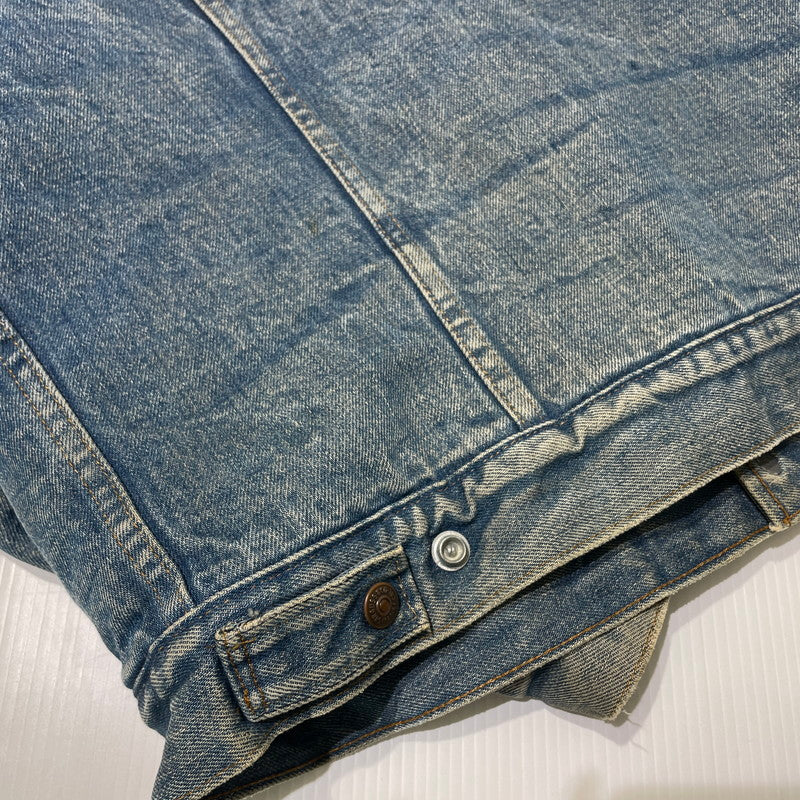 【中古品】【メンズ】 Levi's リーバイス 70～80's DENIM BOA JACKET VINTAGE 70～80年代 デニム ボア ジャケット アウター ヴィンテージ 145-261020-yo-10-teih サイズ：48 カラー：ライトブルー 万代Net店