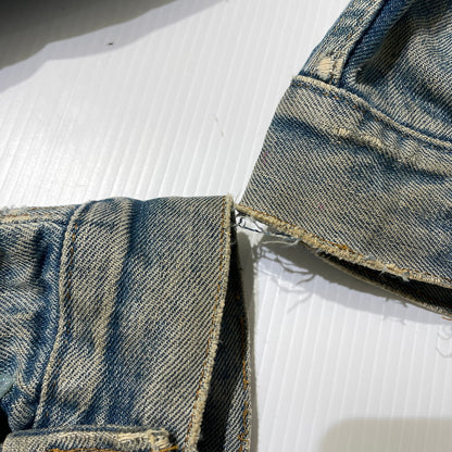 【中古品】【メンズ】 Levi's リーバイス 70～80's DENIM BOA JACKET VINTAGE 70～80年代 デニム ボア ジャケット アウター ヴィンテージ 145-261020-yo-10-teih サイズ：48 カラー：ライトブルー 万代Net店