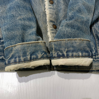 【中古品】【メンズ】 Levi's リーバイス 70～80's DENIM BOA JACKET VINTAGE 70～80年代 デニム ボア ジャケット アウター ヴィンテージ 145-261020-yo-10-teih サイズ：48 カラー：ライトブルー 万代Net店