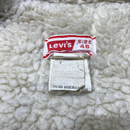 【中古品】【メンズ】 Levi's リーバイス 70～80's DENIM BOA JACKET VINTAGE 70～80年代 デニム ボア ジャケット アウター ヴィンテージ 145-261020-yo-10-teih サイズ：48 カラー：ライトブルー 万代Net店