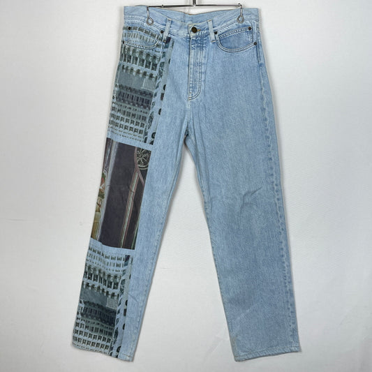 【中古品】【メンズ】 CALVIN KLEIN JEANS カルバン クライン ジーンズ BAGGY PANTS バギー パンツ EST.1978 ボトムス 158-261021-sa-21-teih サイズ：30 カラー：ライトブルー 万代Net店