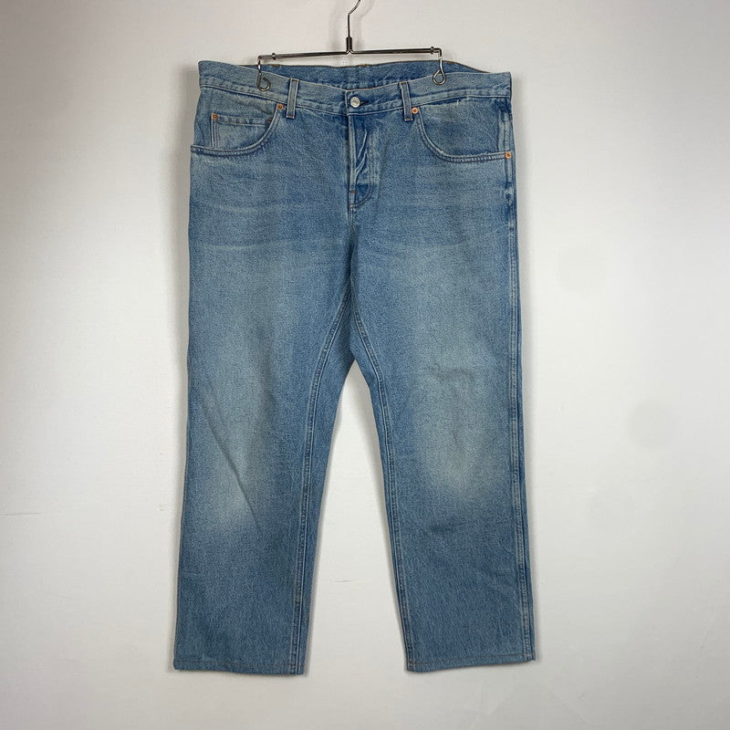 【中古品】【メンズ】 GUCCI グッチ SHELLEY LINE DENIM PANTS シェリーライン デニムパンツ ボトムス ジーンズ 152-261028-ss-15-teih サイズ：41 カラー：ライトブルー 万代Net店