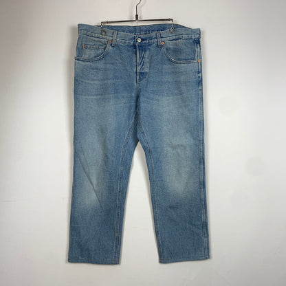 【中古品】【メンズ】 GUCCI グッチ SHELLEY LINE DENIM PANTS シェリーライン デニムパンツ ボトムス ジーンズ 152-261028-ss-15-teih サイズ：41 カラー：ライトブルー 万代Net店
